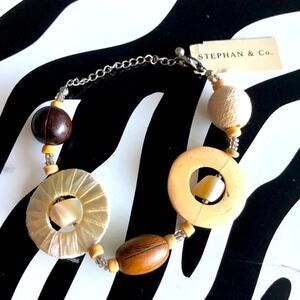 3 for $30 Stephan & Co. Brown Beaded Bracelet